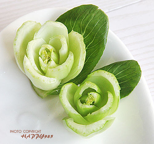 整合6种家常蔬菜摆盘花样图切法17