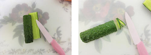 整合6种家常蔬菜摆盘花样图切法18