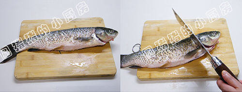 图解酸菜鱼鱼片的法-做酸菜鱼的鱼片怎么切1