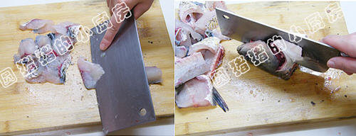 图解酸菜鱼鱼片的法-做酸菜鱼的鱼片怎么切4