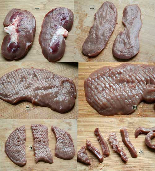猪腰子怎么切-图解猪腰子的切法大全3