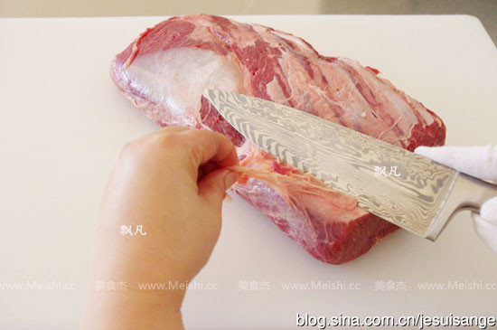 图文教程：牛排怎么切-切出圆牛排的方法4