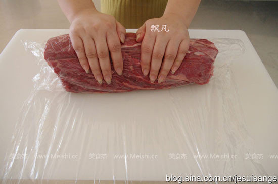 图文教程：牛排怎么切-切出圆牛排的方法9