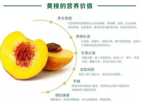黄桃的营养价值以及营养含量表2