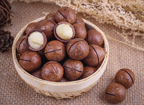 图解没有开果器怎么打开夏威夷果的开壳方法2