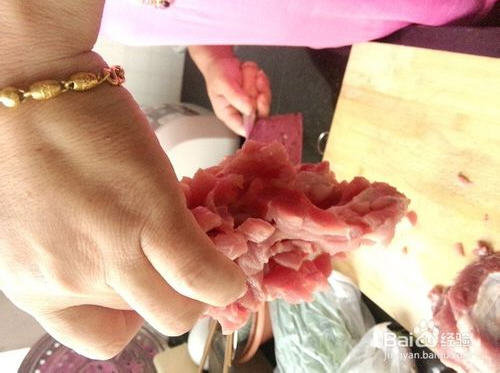 肉末怎么切-图解快速剁肉末的方法10