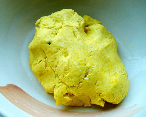 南瓜饼怎么炸能蓬松空心4