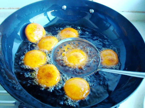 南瓜饼怎么炸能蓬松空心8