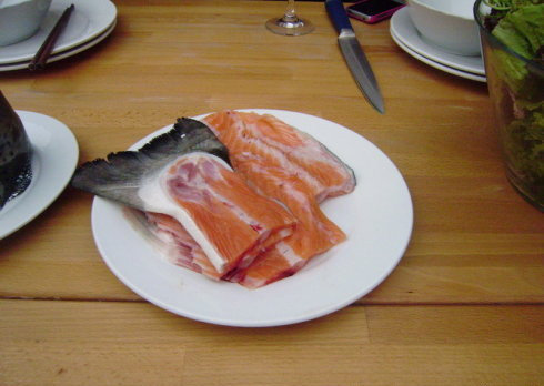 图解：三文鱼怎么切片8