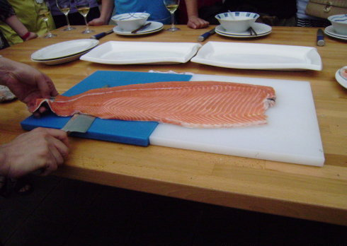 图解：三文鱼怎么切片11