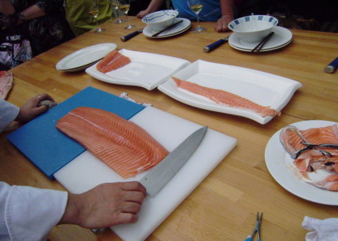 图解：三文鱼怎么切片12