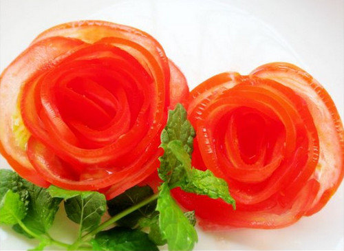 西红柿怎么切花-图解西红柿花的切法6