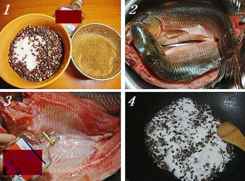 腊草鱼的腌制方法1