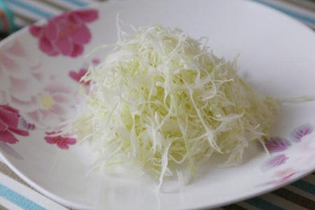图解圆白菜怎么切丝-炸猪排超细的圆白菜细丝怎么切7