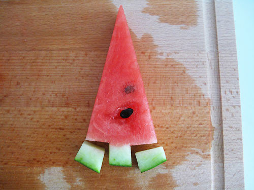 西瓜果盘怎么切最漂亮-图解好看西瓜摆盘的5种优雅切法4