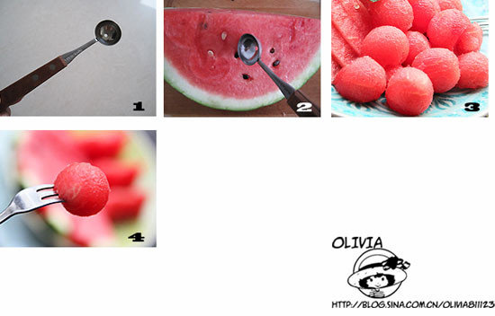 西瓜果盘怎么切最漂亮-图解好看西瓜摆盘的5种优雅切法8