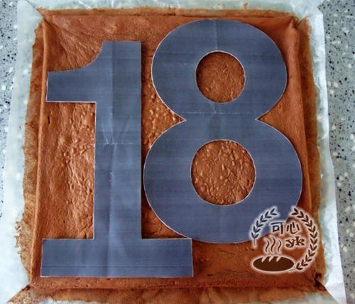 颜值高的18岁数字生日蛋糕9