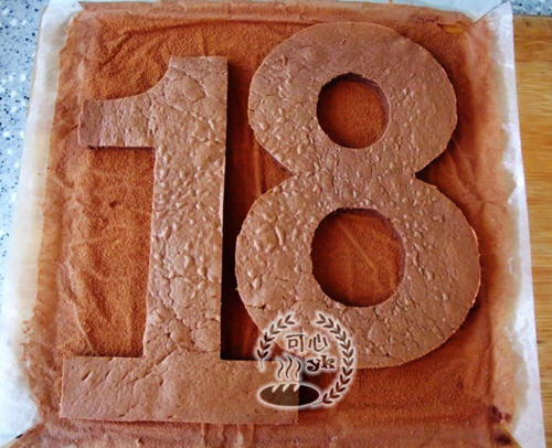 颜值高的18岁数字生日蛋糕10