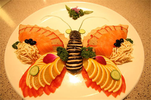 10种创意水果拼盘图片-简单容易简便制作水果拼盘12