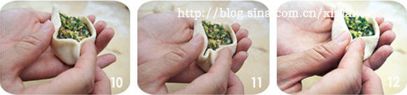 麦穗包子的捏法-麦穗包子的包法捏褶4