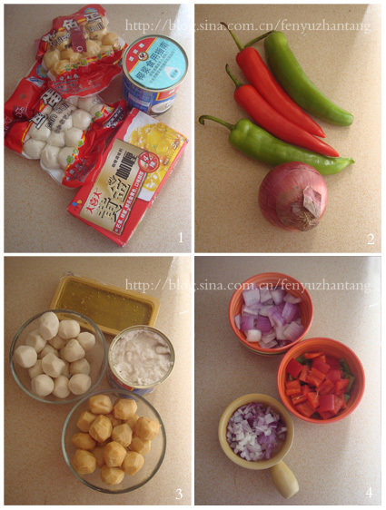 咖喱鱼蛋的简单做法10分钟搞定1