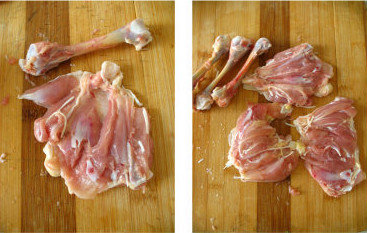 如何给鸡腿去骨-图解两种鸡腿去骨头的方法8