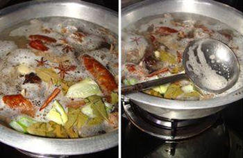 白菜豆腐鸭架汤2