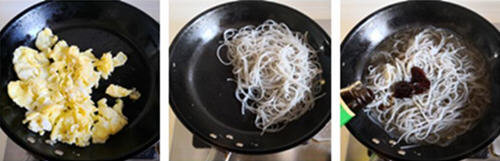 韭菜鸡蛋炒粉丝2