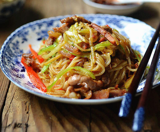 怎样炒米粉好吃不粘锅-图解家常炒米粉不粘锅的做法14