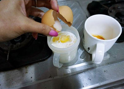 微波炉做焦糖布丁5