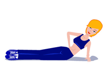 减肥健身操：针对腰部减肥练习的图解1