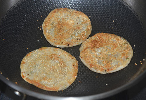 葱油酥饼的制作方法-葱油酥饼怎么好吃图解14