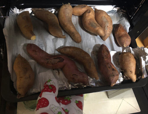 烤箱烤红薯3