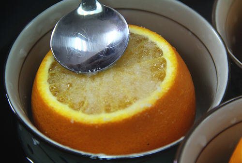 止咳良方蒸盐橙-盐蒸橙子治咳嗽的做法3