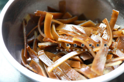 凉拌海带丝简单的做法-不腥的凉拌海带丝怎么做好吃6