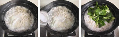 青菜荷包蛋煮面条3