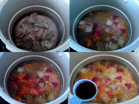 牛脊骨罗宋汤的做法-牛脊骨罗宋汤怎么煲好喝图解3