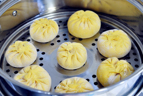 茄子鸡蛋馅大包子9