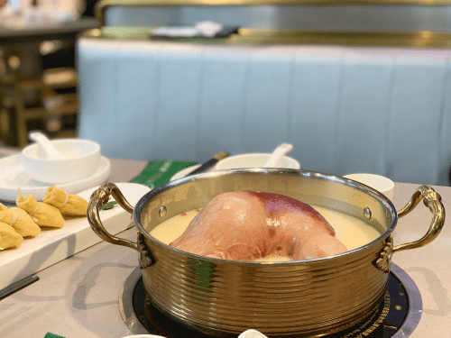 爱上冬天、从这锅热气腾腾的猪肚包鸡开始！2