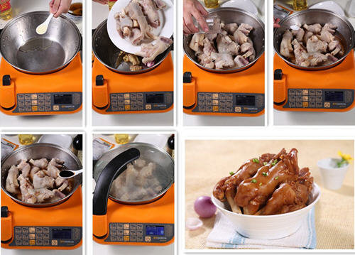 用自动烹饪锅【酱焖羊蹄】2