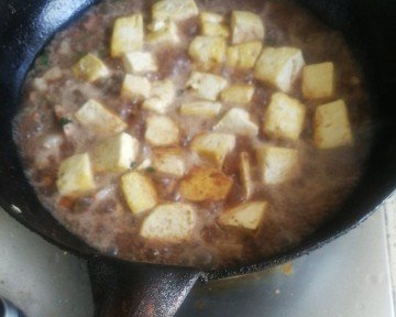 鲜掉眉毛的【虾酱烧豆腐】2