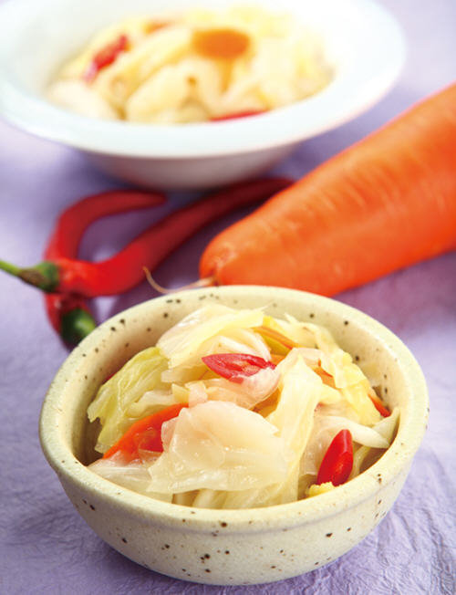 高丽菜做泡菜五种不同风味的简单做法6