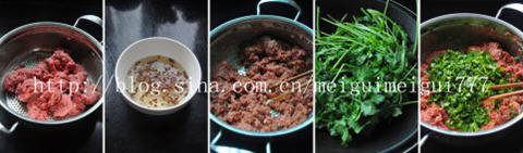 香菜牛肉馅饺子的做法-香菜牛肉馅饺子怎么做好吃图解1