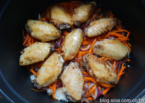 鸡翅焖饭8