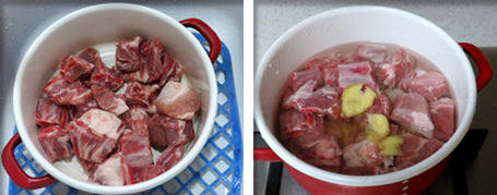 豆角排骨焖卷子1