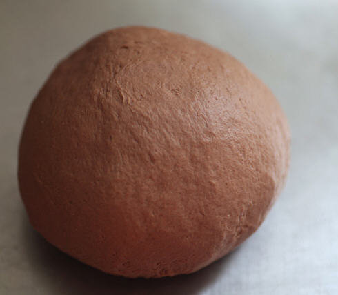 红糖豆沙核桃包子2