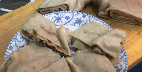 肉龙制作方法的做法图解-在家用死面法怎么做肉龙制作方法4