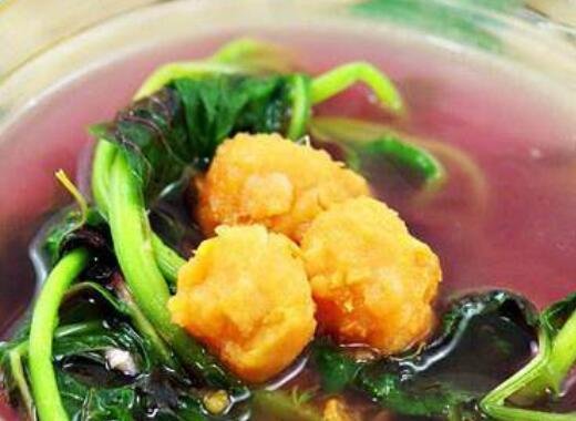 黄薯汗菜汤