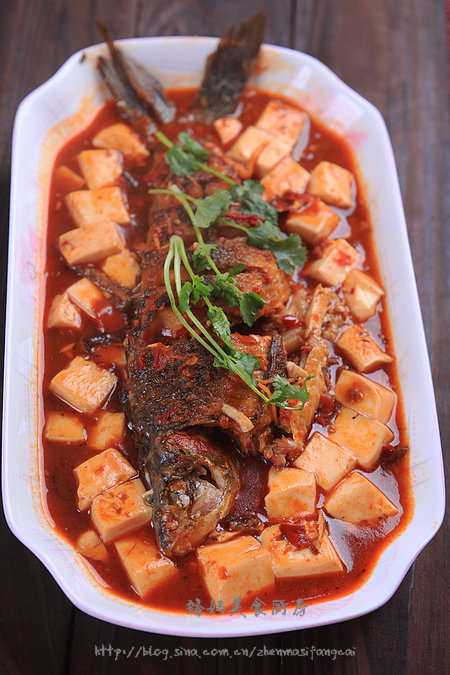 麻辣豆腐烧鲫鱼1