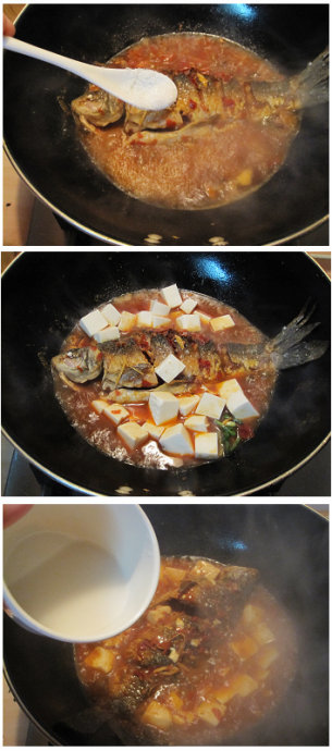 麻辣豆腐烧鲫鱼5